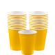 Sunshine Yellow Paper Tableware Kit for 20 Guests